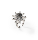 Ring Blume Zirkonia