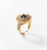 Ring Deep Blue Detail