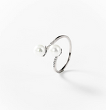 Ring Doppelperle Chogan