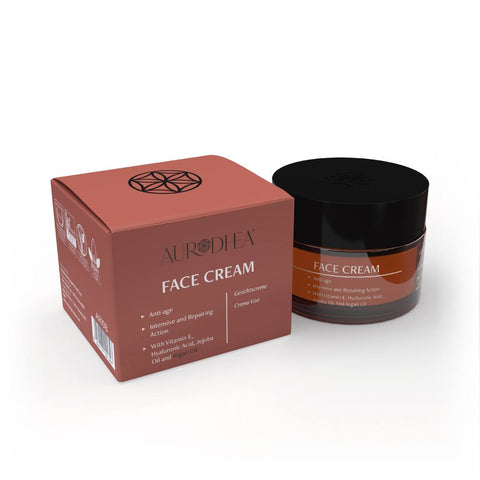 Aurodhea Gesichtscreme mit Arganöl – Anti-Aging & Regeneration für empfindliche Haut – 50 ml