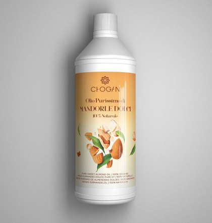 SÜSSMANDELÖL REIN UND 100% NATÜRLICH (1 LITER) CHOGAN
